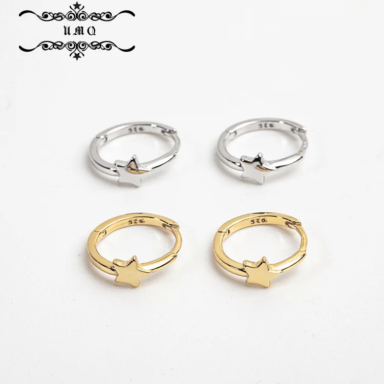 

Серьги женские из серебра 925 пробы в японском и корейском стиле