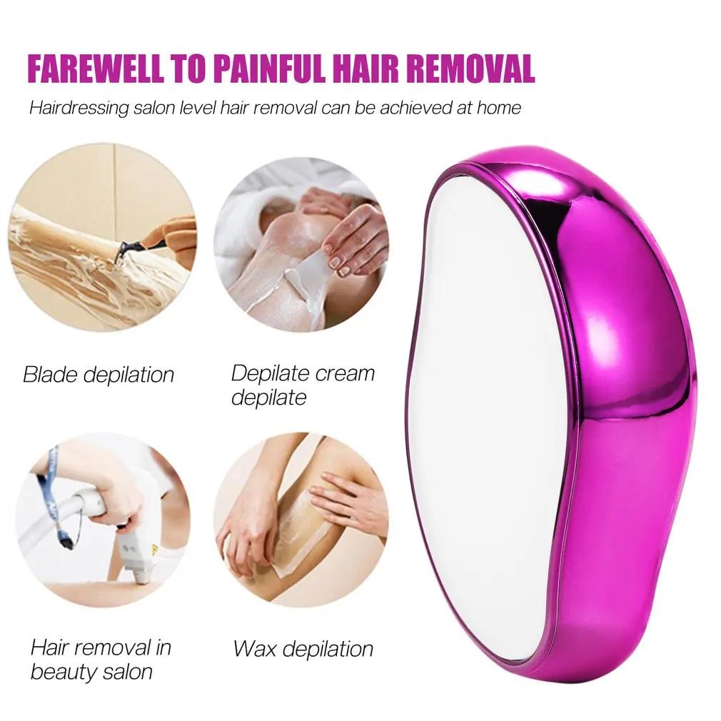 Crystal Hair Eraser Physical Hair Removal Painless Safe Epilator Reusable Body Beauty Depilation Tool Glass Hair Removal