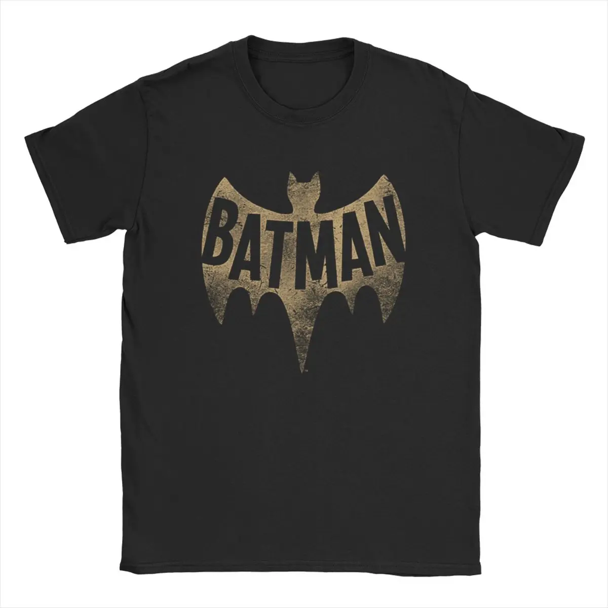 

Bat Man T-Shirts for Men Fun Pure Cotton Tees Round Collar Short Sleeve T Shirt Party Clothes
