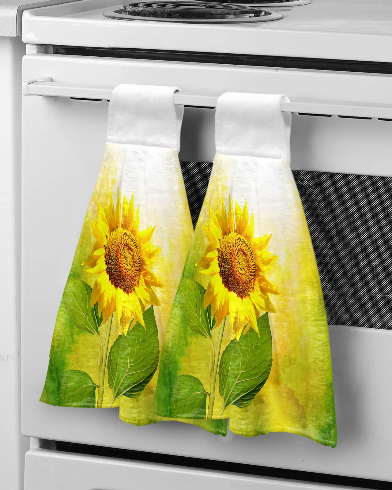 

Кухонная салфетка для мытья подсолнуха, впитывающее полотенце для рук, бытовая салфетка для мытья посуды, кухонное полотенце