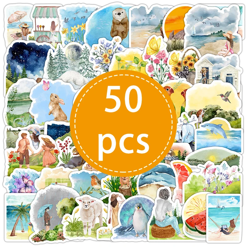 

Весенние граффити стикеры 50 шт