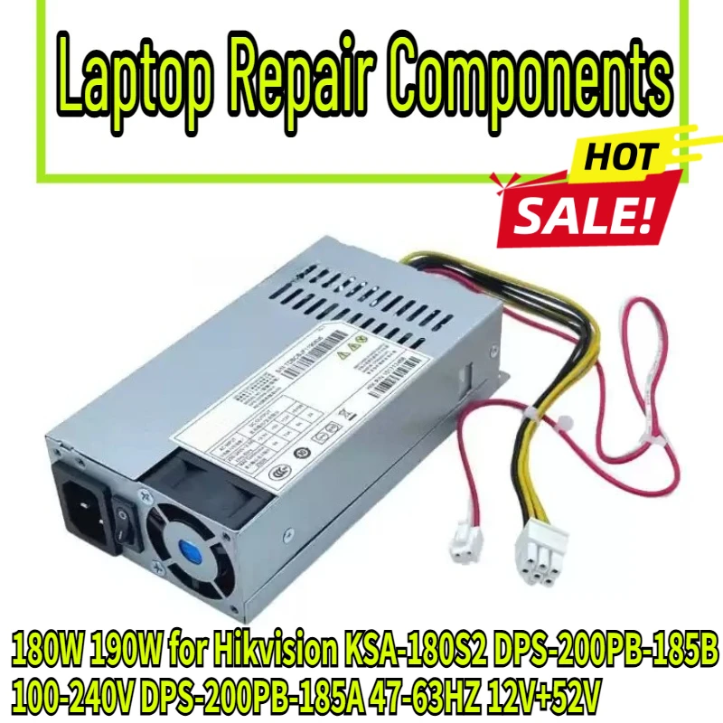 Фото Импульсный блок питания 180Вт 190Вт для Hikvision KSA-180S2 DPS-200PB-185B 100-240В DPS-200PB-185A 47-63Гц 12В+52В №1