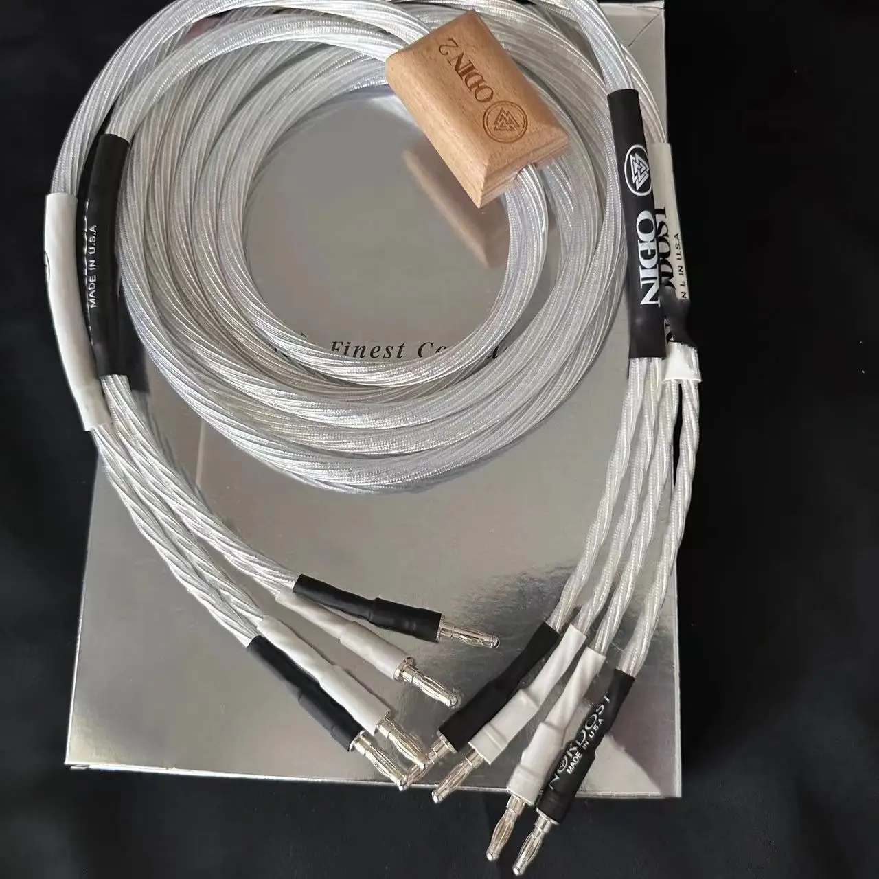 Odin 2e Generatie Sterling Zilver 7Nofc Vlaggenschip Audio Luidsprekerlijn Hoofdluidsprekerversterker Verbindingskabel Één