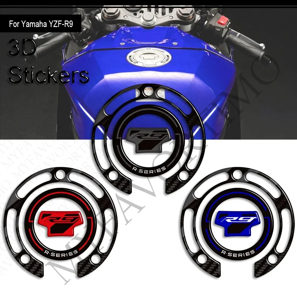 Фото Защитные наклейки на бак для мотоцикла YZF-R9 YZFR9 YZF R9 2025 2026: накладки на бак, колпачки, ручки, комплект для защиты топливного бака, наклейки на колени №2