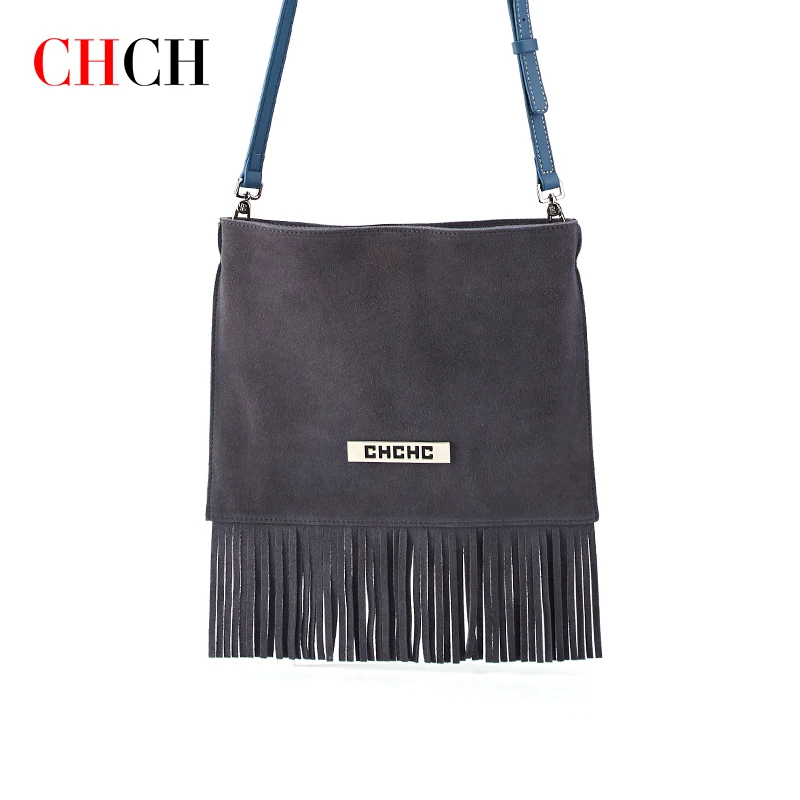 

Chch Shoulder Bag 2023 Luxury Brand Tassel Leather Small Shoulder Bag Fashion Printing Classic Women Handbag Holiday Party