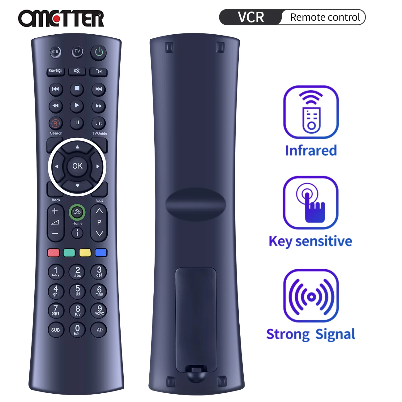 

New RM-I08UM Replce Remote Control Fit for Humax FreeSat+ TV HDD Recorders