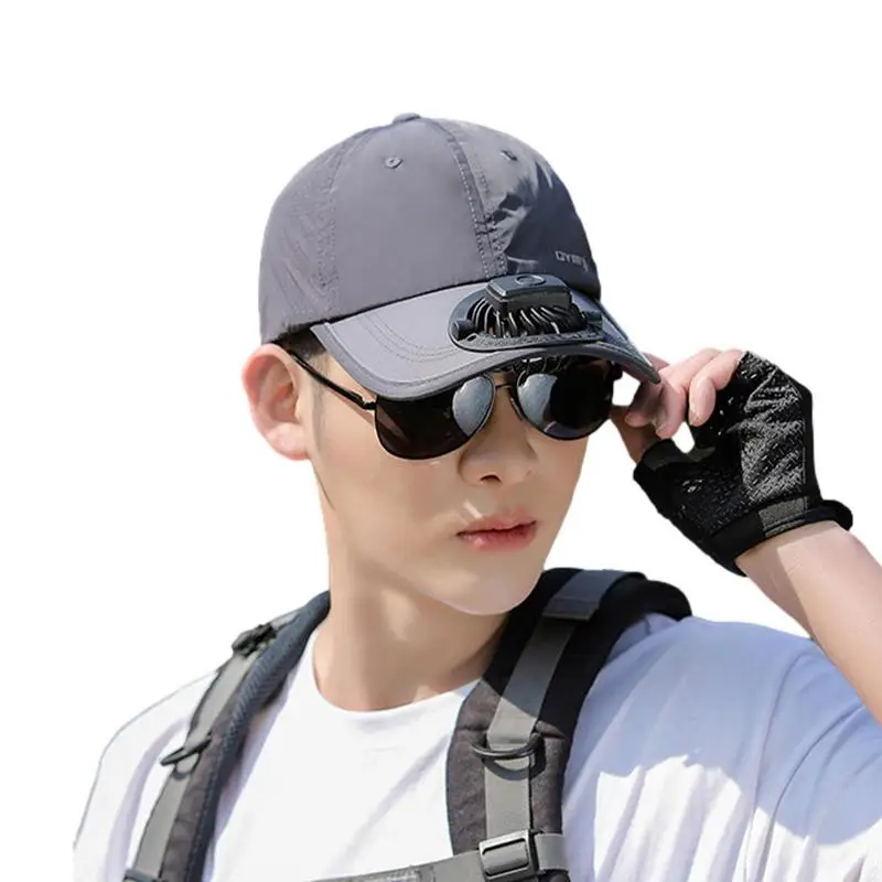 

Шляпа с охлаждающим вентилятором, перезаряжаемая шляпа с защитой от солнца, многоразовые бейсбольные аксессуары, многофункциональные гибкие шапки для занятий спортом на открытом воздухе