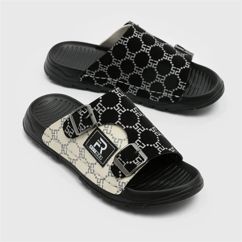 Трансграничные мужские сандалии большого размера новинка лета 2024 модные с