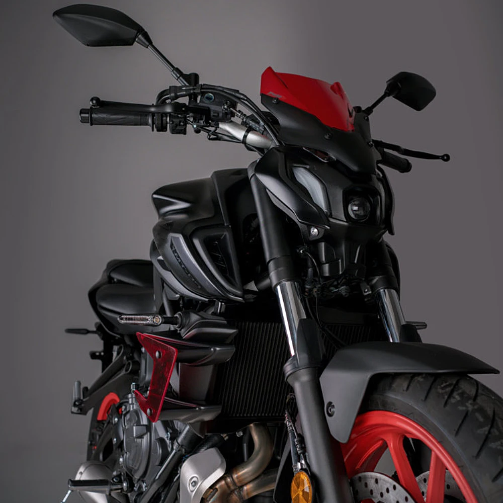 Новая модель для YAMAHA 3 вида цветов MT07 mt07 Side Downforce голые спойлеры фиксированные