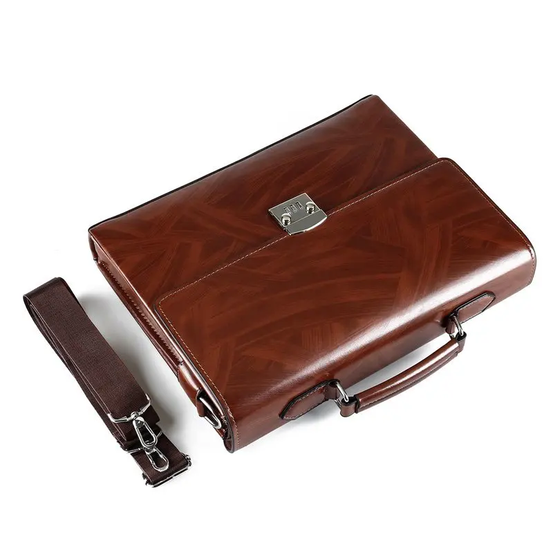 New Male Bring Password Lock Briefcase Diagonal Package Computer Laptop Bag Men Messenger Luxury Handbags Maleta school bag