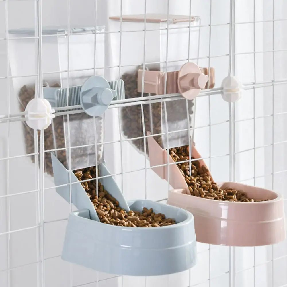 

Питьевой фонтанчик для домашних животных, кошек, собак, клетка для домашних животных, контейнер для еды, питьевой дозатор для щенков, кошек, ...