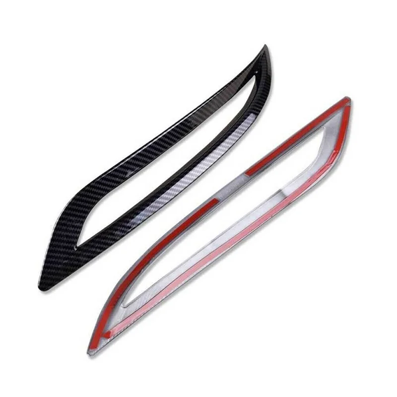 2 SZTUKI chromowanych tylnych świateł przeciwmgielnych z pierścieniem ramy do Tesli Model 3 2017-2021