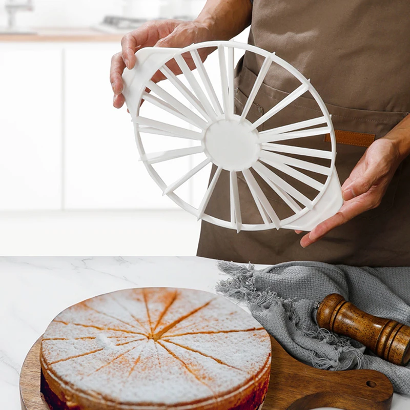 1PC Round Bread Cake Divider Equal Portion Cake Model Cutter Slice Marker Household Baking Tool Bread And Cake Divider