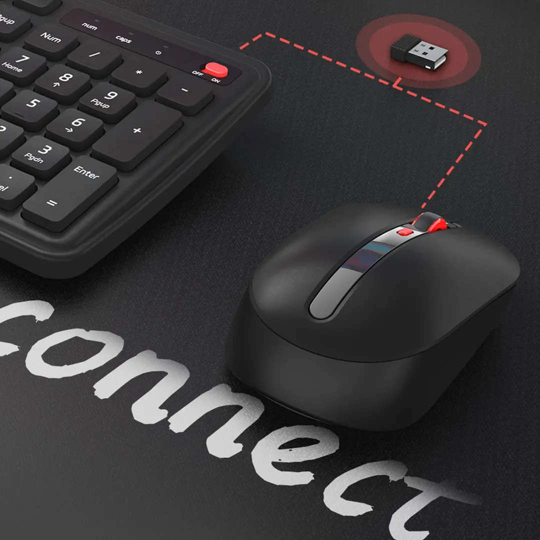 MIIIW Беспроводная расческа для клавиатуры и мыши Queit Gen 3 механическое ощущение 104