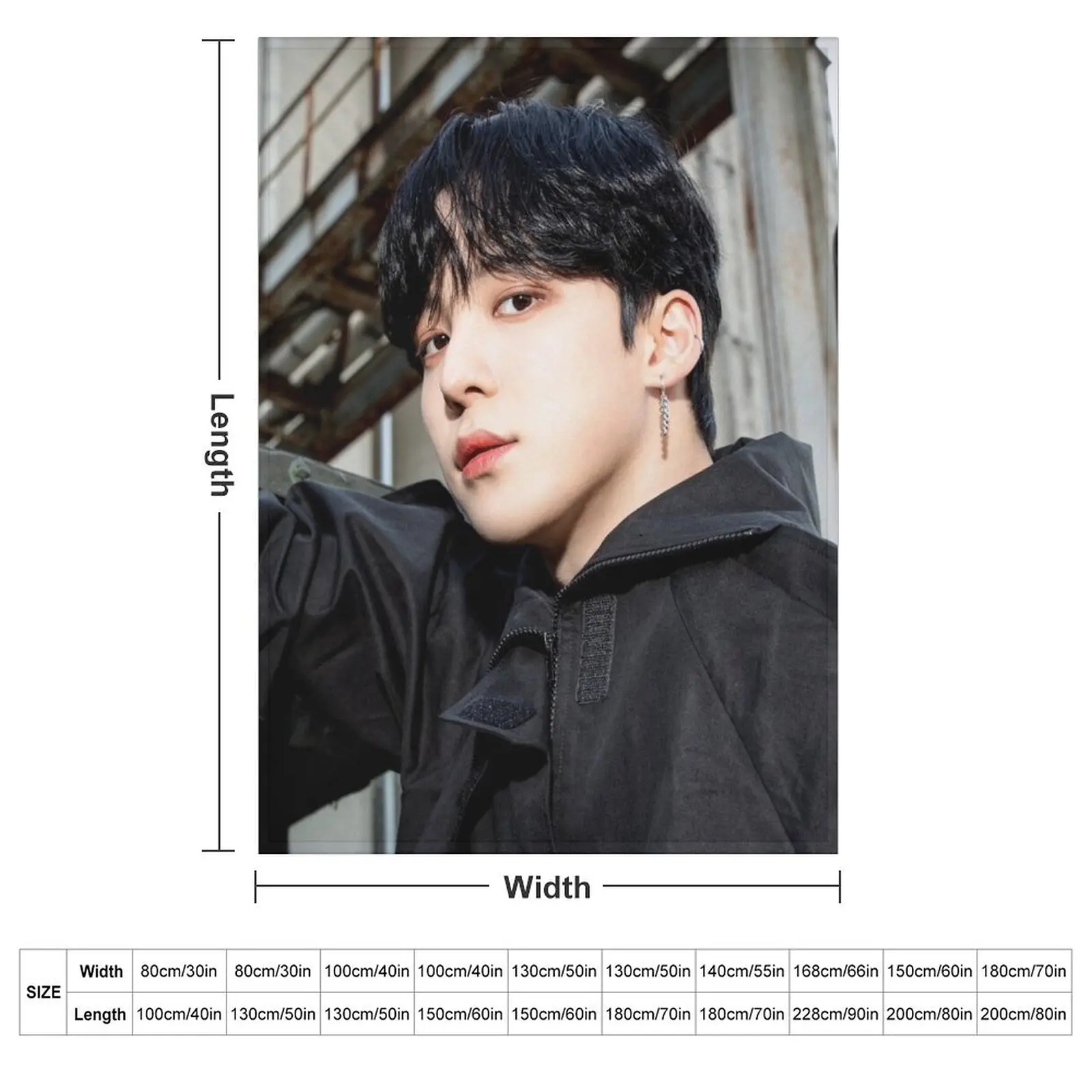 ATEEZ YUNHO THE WORLD EP.1 : МЕХАНИЗМ GUERRILLA Плед Одеяла Диваны Украшения среда