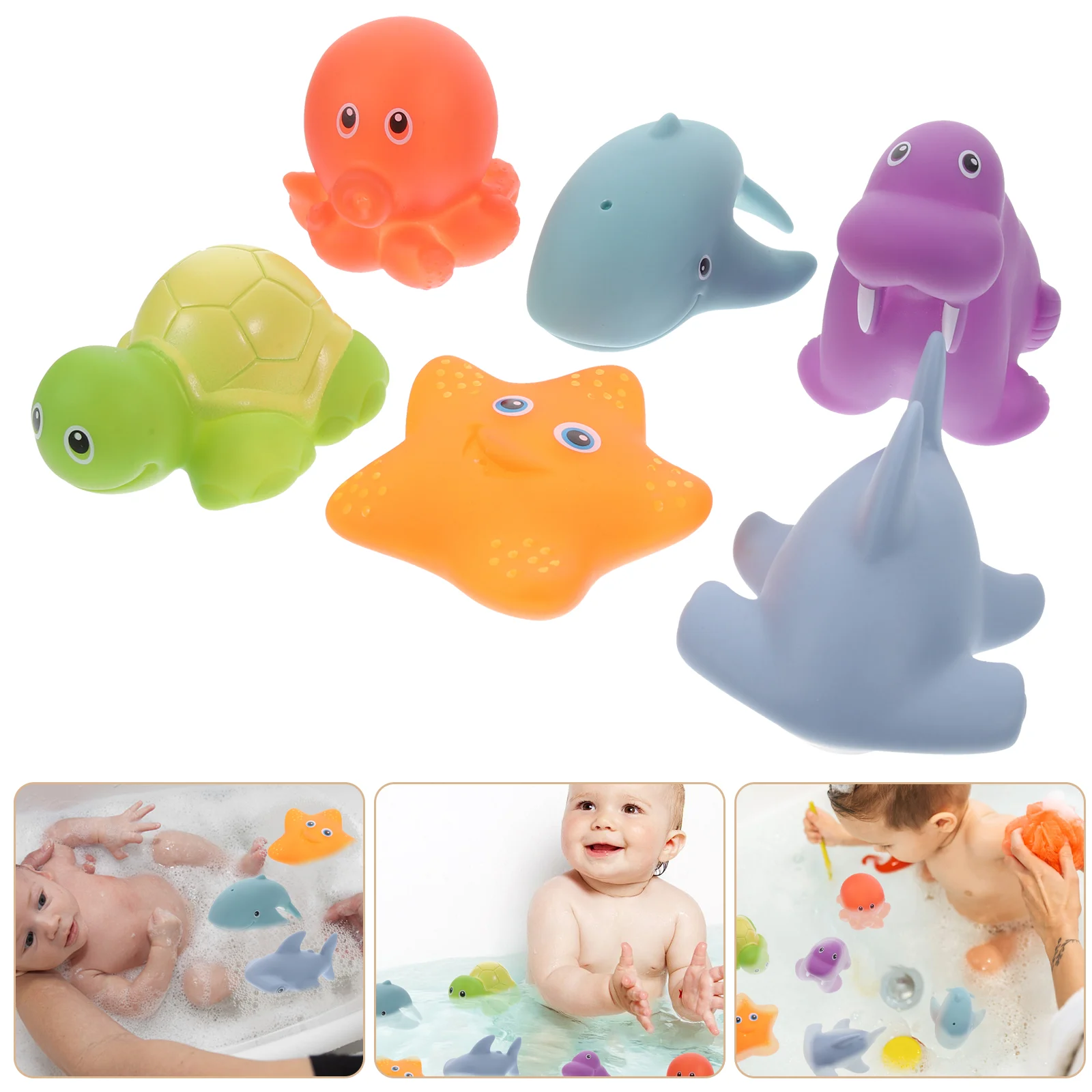 

6 шт., детские игрушки в виде животных