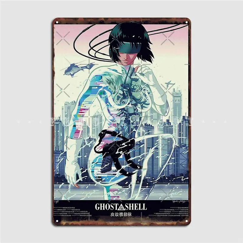 

Ghost In The Shell Ii Metal Sign Club Party Pub Garage Create Plates Tin Sign Posters