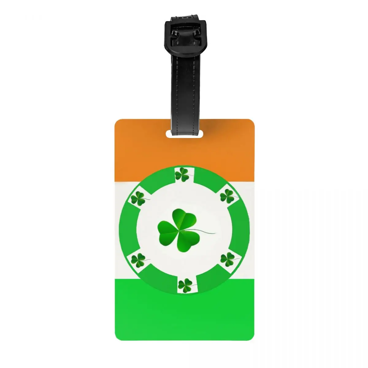 

Ireland Flag Irish Shamrock Luggage Tag Travel Bag Suitcase Privacy Cover ID Label