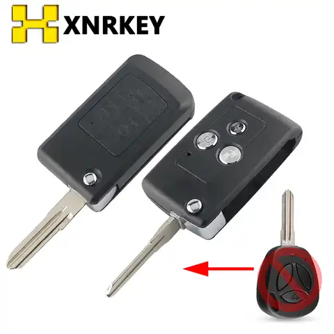 XNRKEY модифицированный раскладной складной чехол для автомобильного ключа с дистанционным управлением для лада приора Нива ВАЗ гранта Самар...