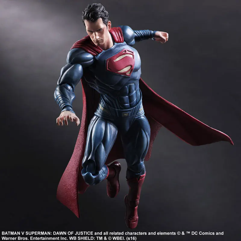 

Play Arts 25cm the Superman Sign in Movie Batman vs Superman Super Hero Action Figure Toys