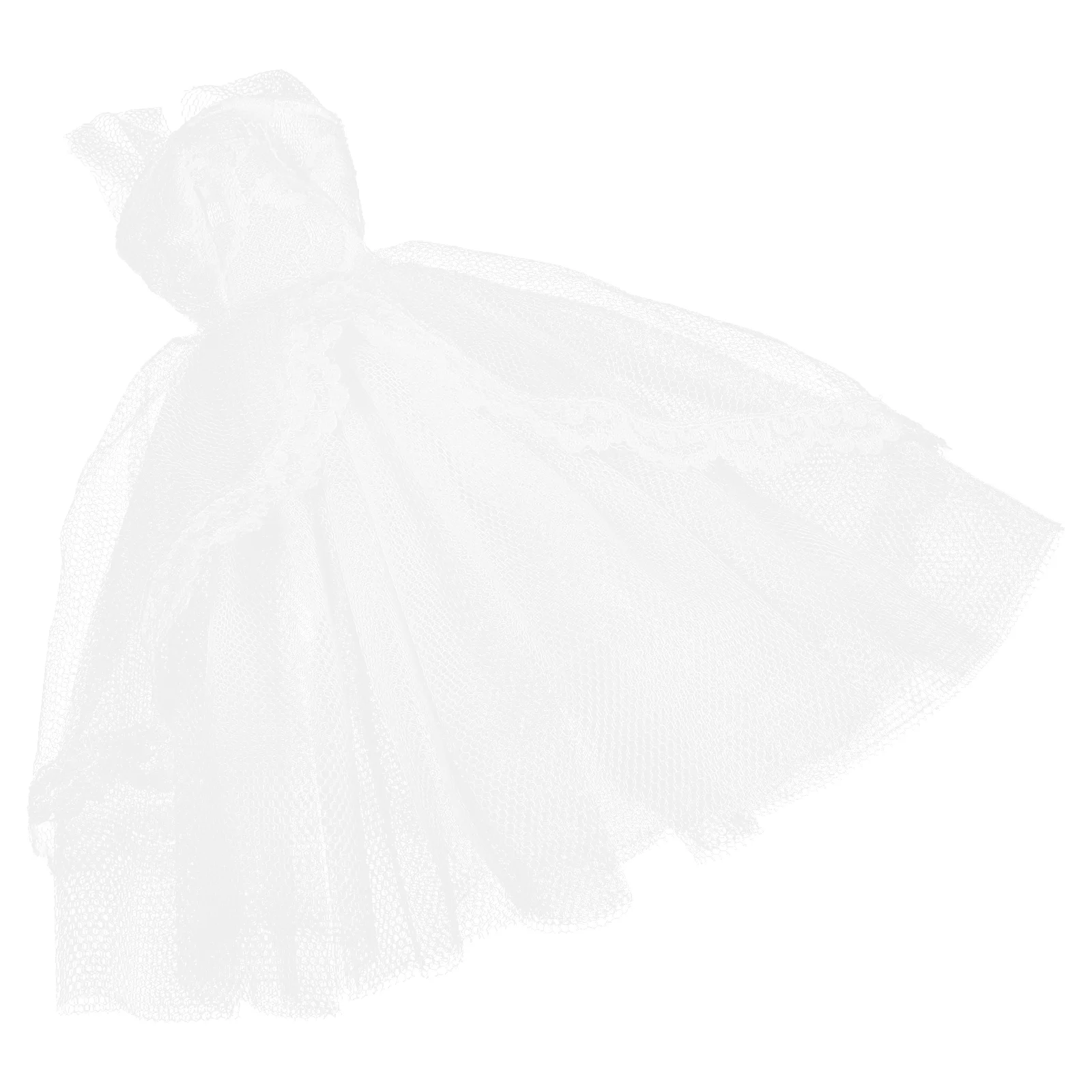 

Decor Mini Wedding Dress Small Compact Clothes Props Decorative Reusable Bride