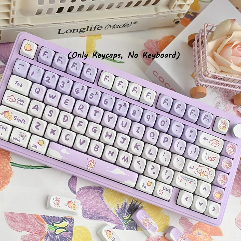 Колпачки для клавиш с милым котом набор механических клавиатур из ПБТ различные
