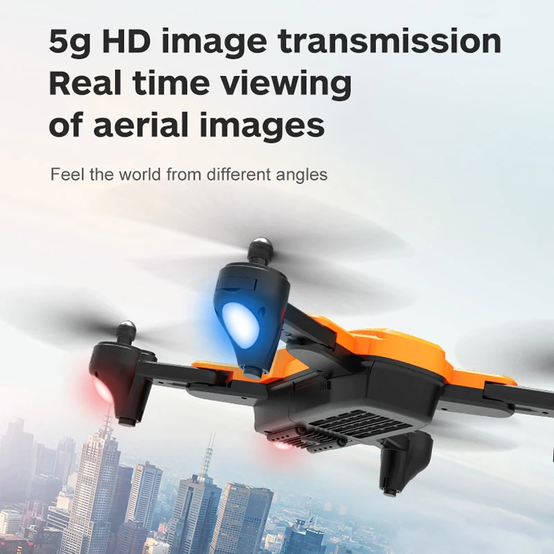 NEW S6 Drone 4K HD Dual Camera Wifi FPV Portable Foldable Remote Control GPS Drones Rc Quadcopter Toys RC Plane |