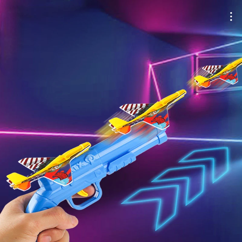 

Airplane Launcher Bubble Catapult Plane Toy Aircraft Toys Plane Catapult Gun Shooting Game Toys Outdoor Toys For Kids Gifts