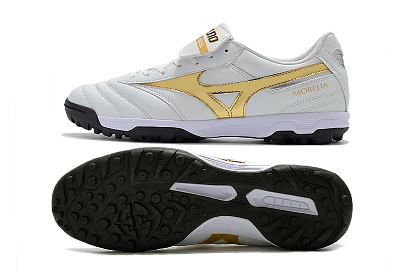 

Authentic Mizuno Creation MORELIA II AS/TF Men's Shoes Sneakers Mizuno Outdoor Sports Shoes White/Golden Color Size Eur 40-45