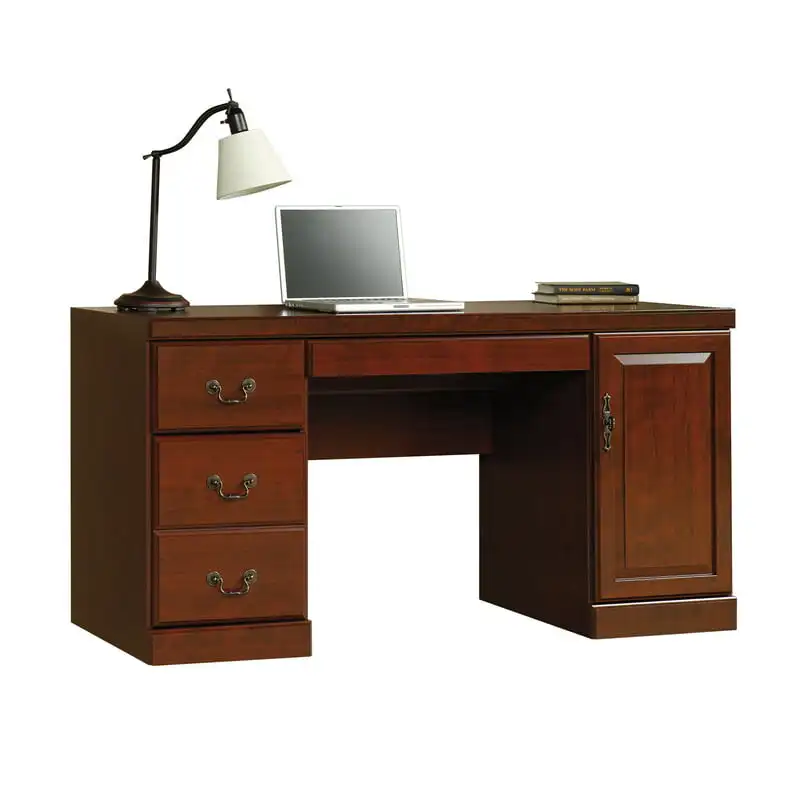 

Computer Credenza Desk, Classic Finish