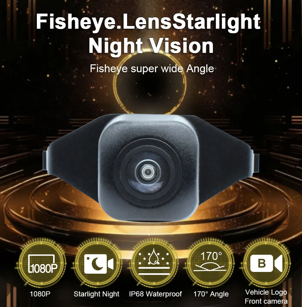 AHD 1080P 170 ° Автомобильная передняя камера рыбий глаз для Opel Vauxhall Insignia B Z18 Buick Regal 2020