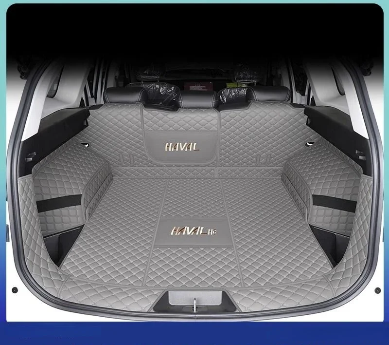 

Для Haval H6 PHEV топливные аксессуары коврик для багажника автомобиля 3-го поколения 2025 2024 внутренний защитный коврик кожаный водонепроницаемый преобразование