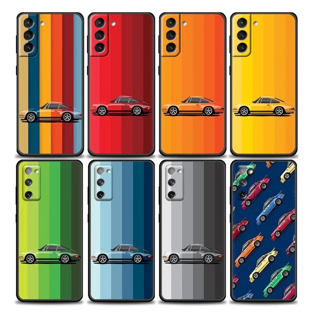 

Color is a Power Which Sport Car-P Phone Case for Samsung Galaxy S7 S8 S9 S10e S21 S20 Fe Plus Ultra 5G Soft Silicone