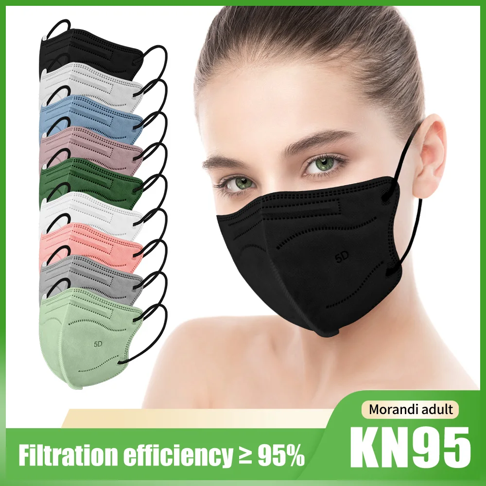

10-100pcs 5D Adult KN95 mascarillas fpp2 masks ffp2mask face mask Reusable Protective Hygienic Masque mascherine ffp2 ffpp2 mask
