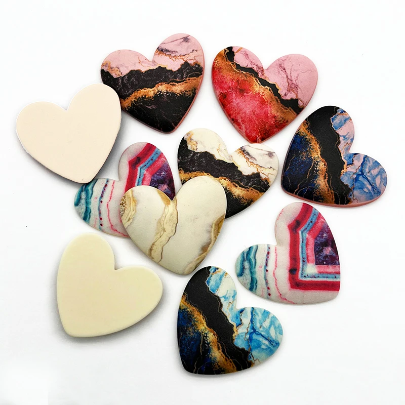 Животные леопард Любовь Сердце каучук аксессуары DIY серьги для волос телефон