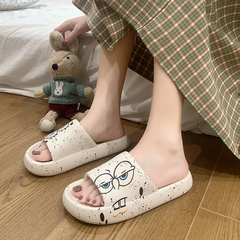 

Summer Antiskid Home Wear Cool Slippers, Women's Beach Excrement Feeling Cartoon 2022 New Fashion Outdoor