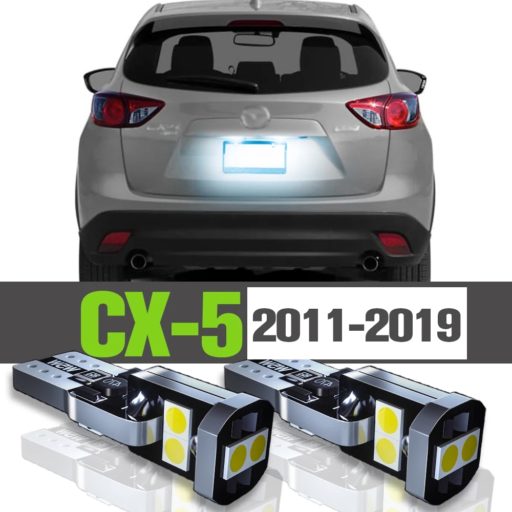 

2x LED License Plate Light Accessories Lamp For Mazda CX-5 CX 5 CX5 KE GH KF 2011 2012 2013 2014 2015 2016 2017 2018 2019