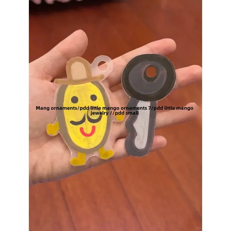 Новинка 2024 милый маленький поросенок акриловый брелок кулон аксессуар брелки в