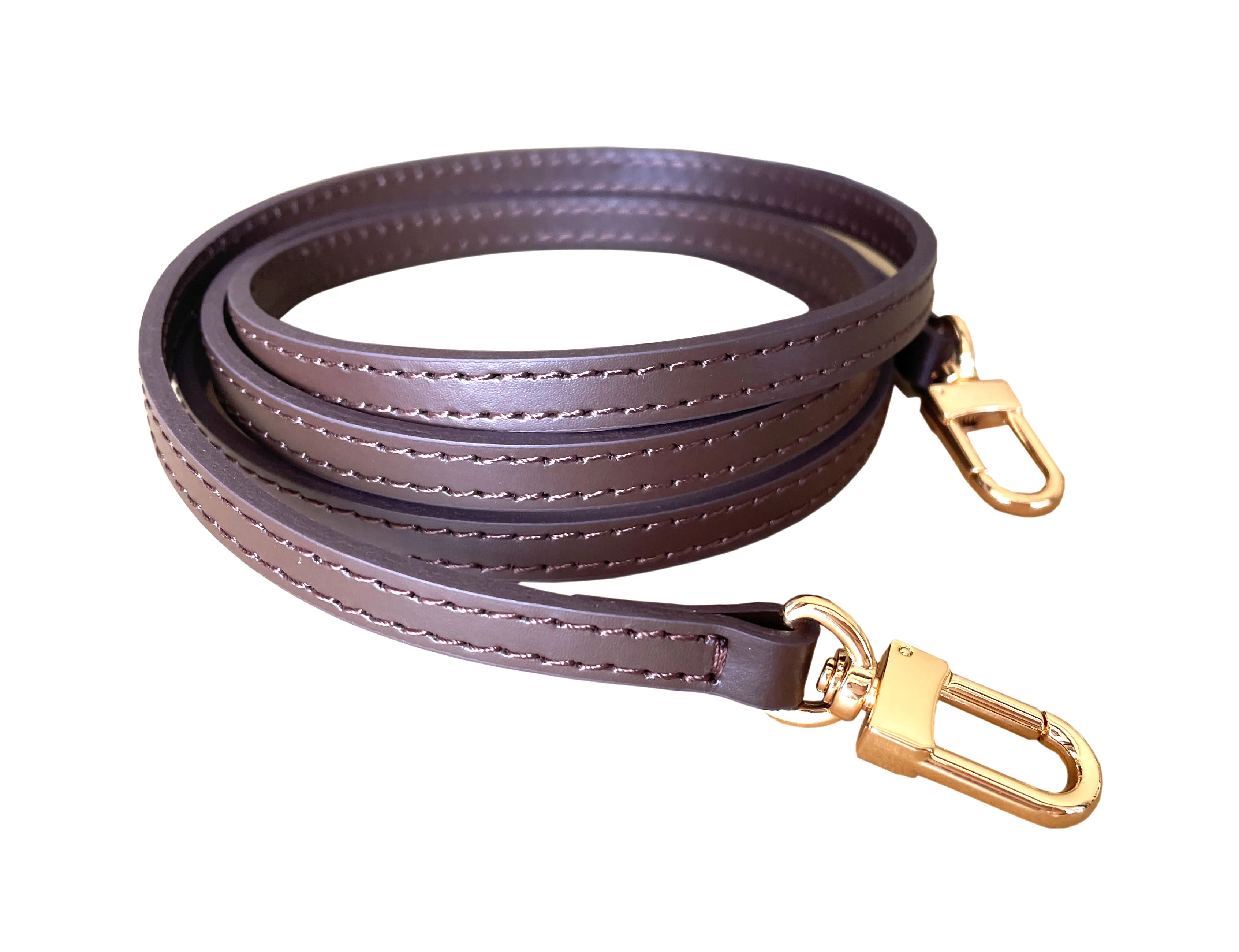 110cm/120cm/130cm Honey Vachetta Leather Tanned Crossbody Strap Replacement For Luxury Small Purse