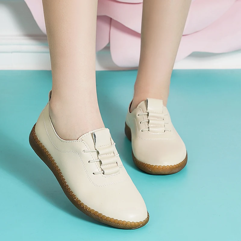 

2022 New Spring and Autumn Ladies Single Shoes Flat Shoes Casual Women's Flat Shoes Outdoor Walking Shoes Flat Shoes Size 34-41