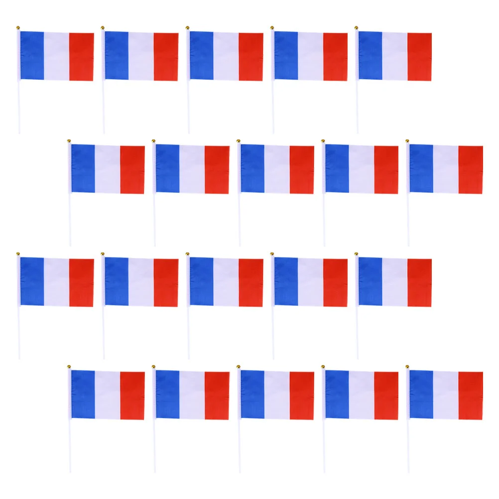 

Flag France Flags Hand Stick French Mini Country Waving National Small Held Banner Handheldworld Bastille Day Miniature