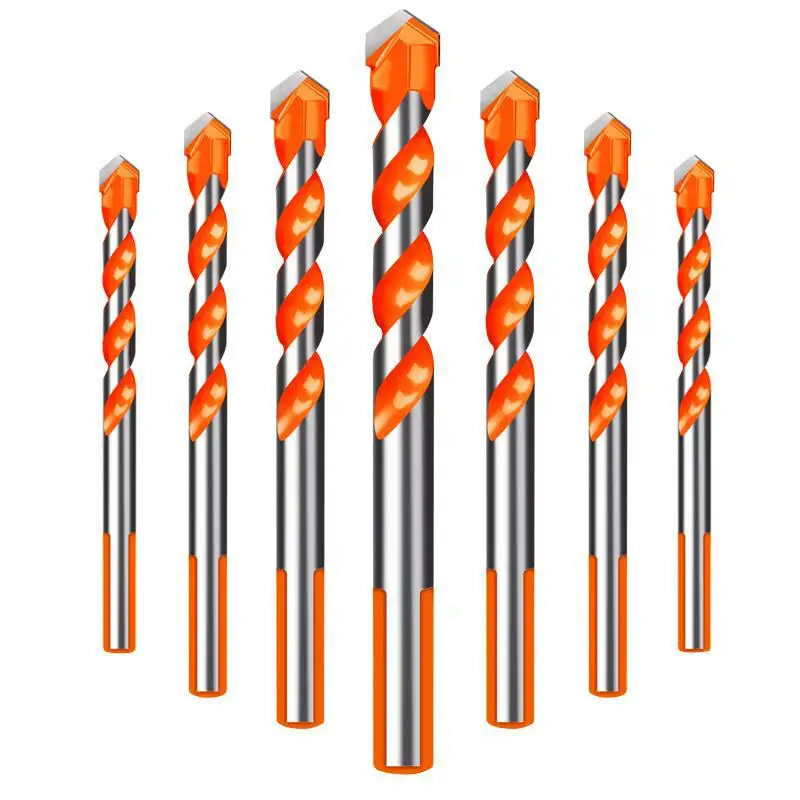 Drill Bit Multi-functional Triangle Drill For Glass Ceramic Tile Concrete Brick Metal Marble Wood Hole Opener Drill Bit Set