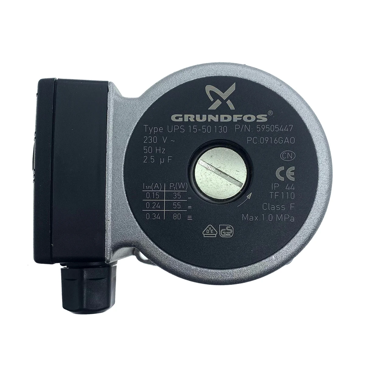 

59505447 GRUNDFOS UPS15-50 130 Central Heating Pump Circulator Water Pump Motor 230V 50Hz