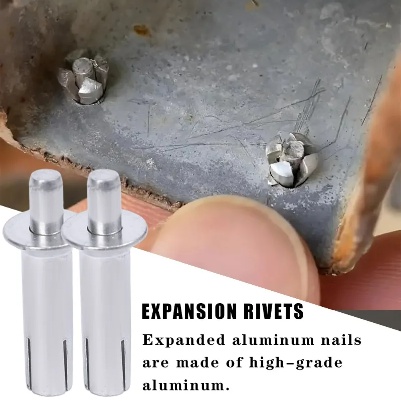 100-10 шт. расширительные заклепки из алюминиевого сплава для пирсинга молотка