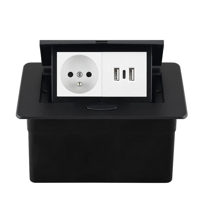 

ATLECTRIC Настольная розетка с USB Type C 250В 16А