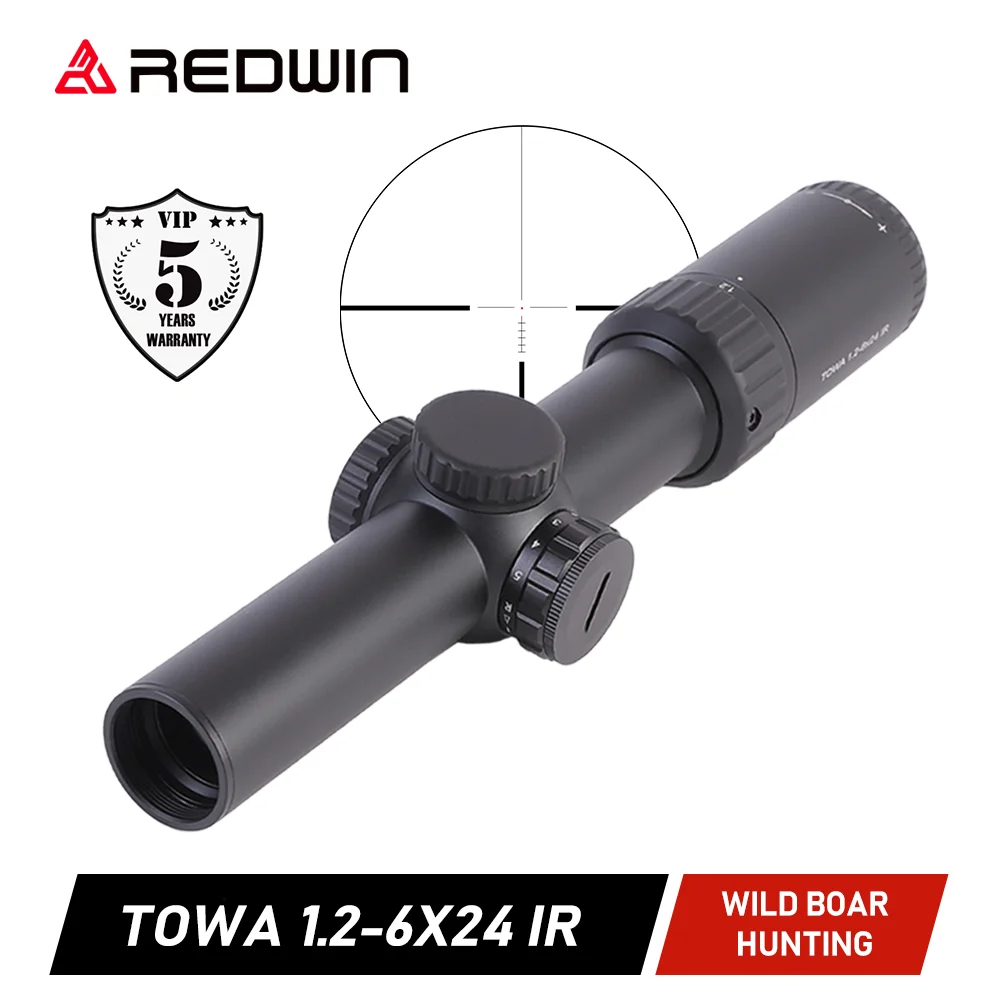 Red Win TOWA 1 2-6x24IR прицел для охотничьей винтовки 223 MOA Регулируемый низкопрофильный