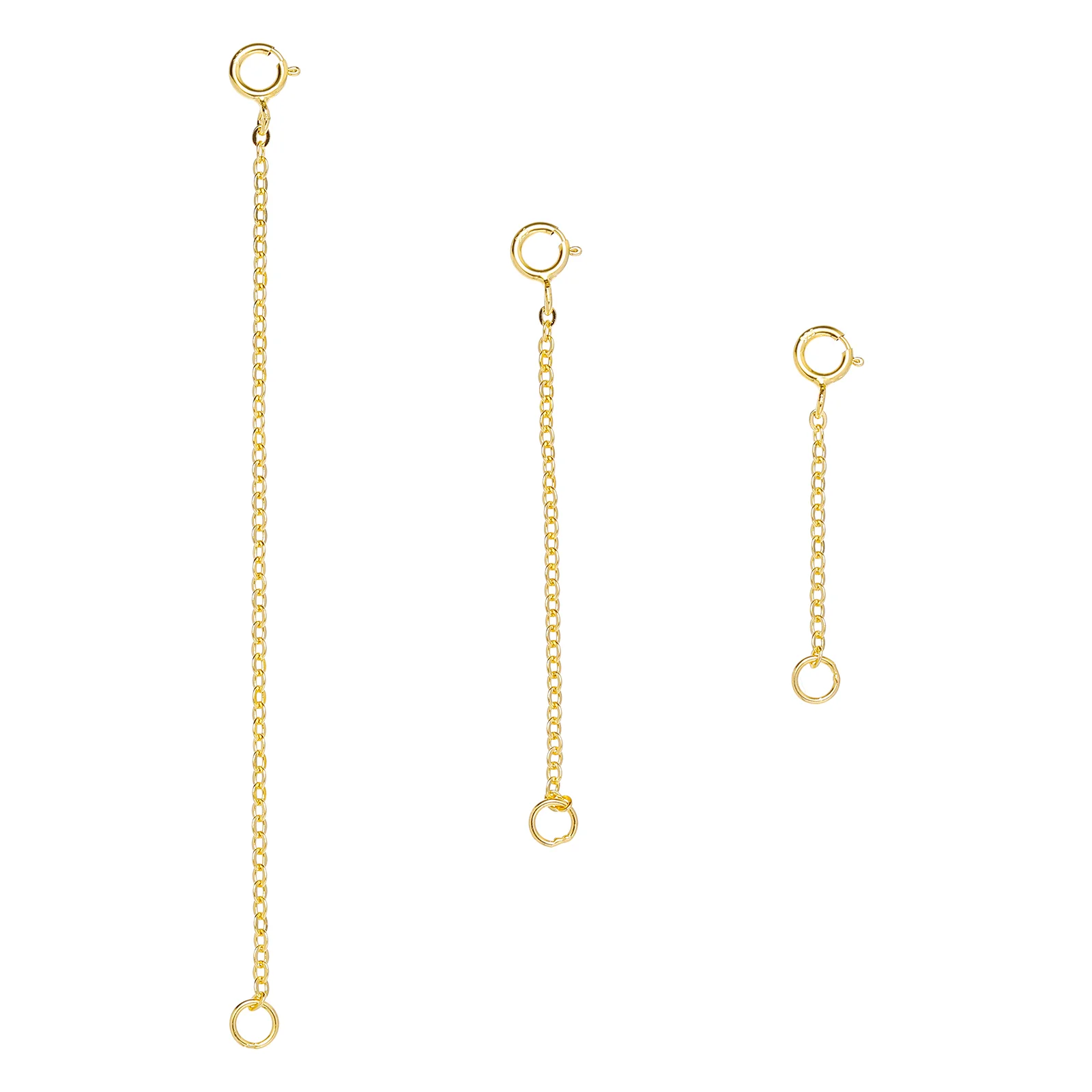 

Extender Necklace Bracelet Extension Jewelry Chain Making Gold Stainless Steel Chains Clasplobster Anklet Closureextenders