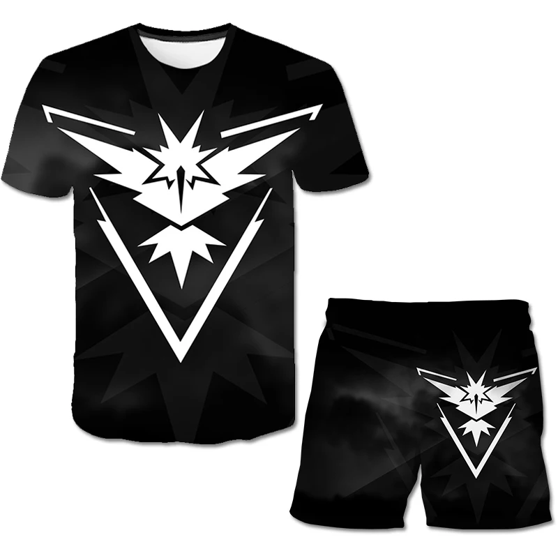 Футболка и шорты для мальчиков девочек с 3D-принтом |