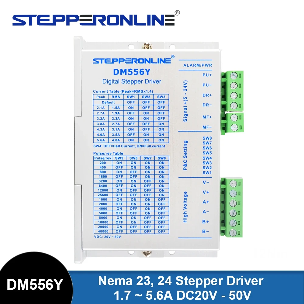 

Драйвер шагового двигателя STEPPERONLINE DM556Y для Nema17 Nema23 Nema24