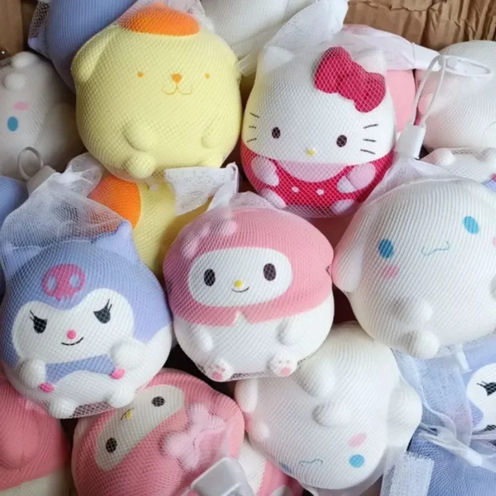 

Sanrio кавайная Мелодия декомпрессионная Kuromi Cinnamoroll снятие стресса сжимаемая аниме мультяшная детская ручная игрушка лечебный подарок